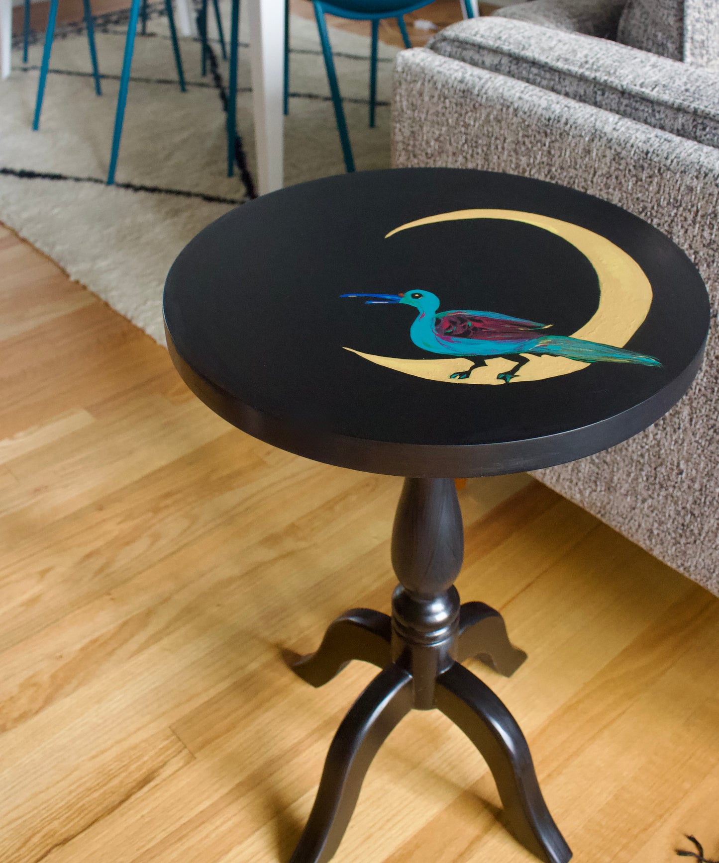 Phoenix Waiting on the Moon Table