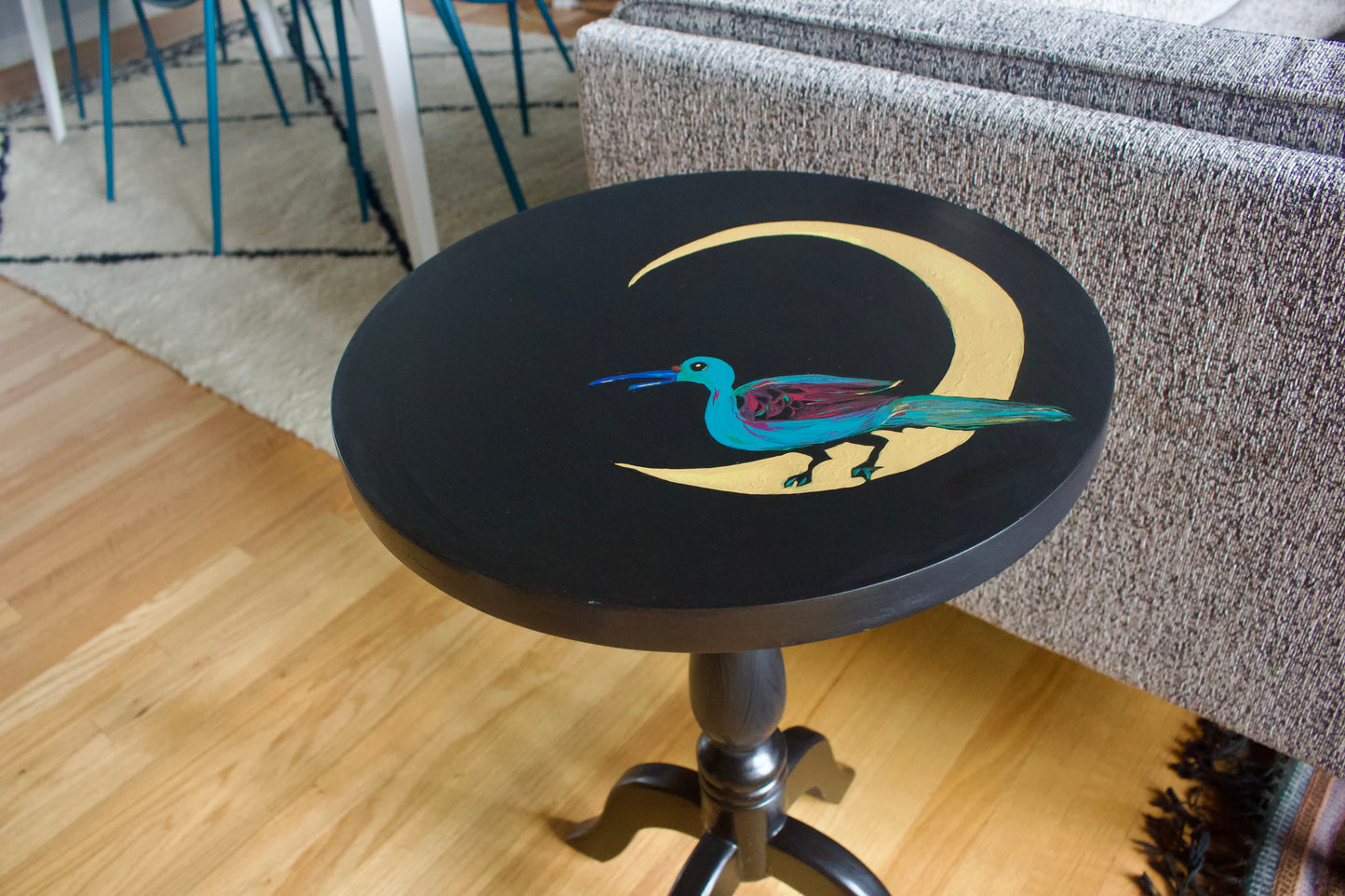 Phoenix Waiting on the Moon Table